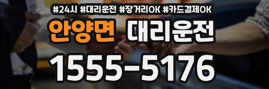 안양면 대리운전