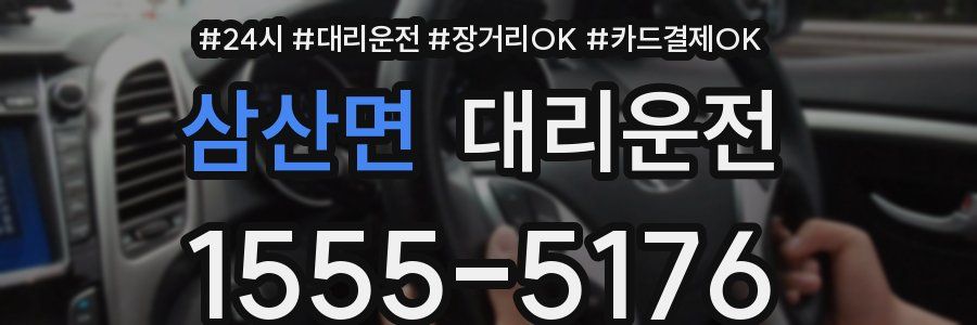 삼산면 대리운전