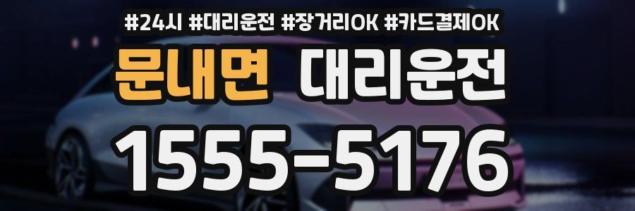 문내면 대리운전