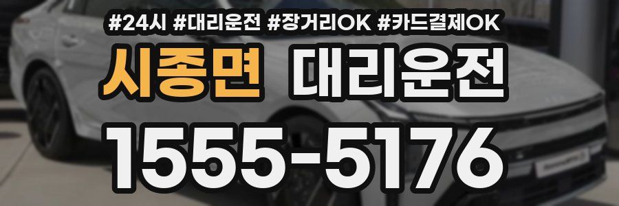 시종면 대리운전