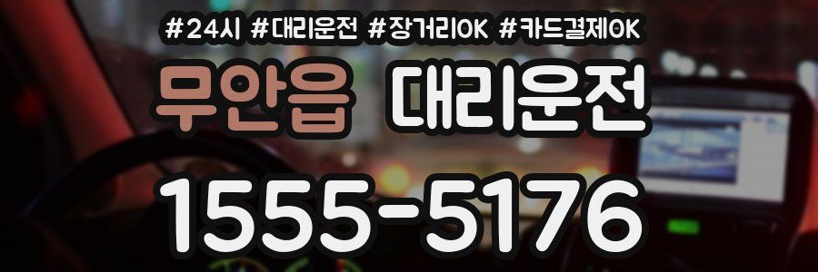 무안읍 대리운전