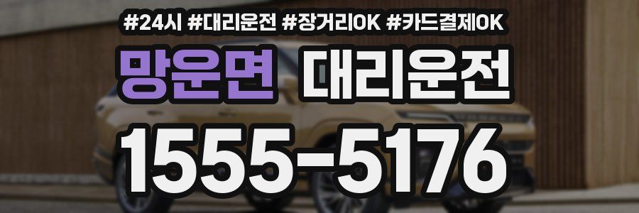 망운면 대리운전