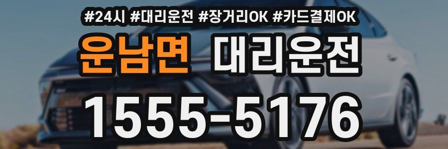 운남면 대리운전