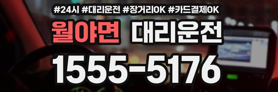 월야면 대리운전