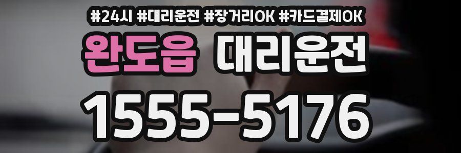 완도읍 대리운전