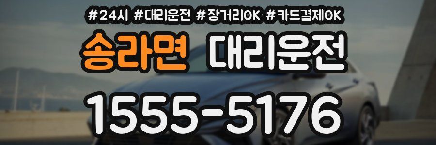 송라면 대리운전