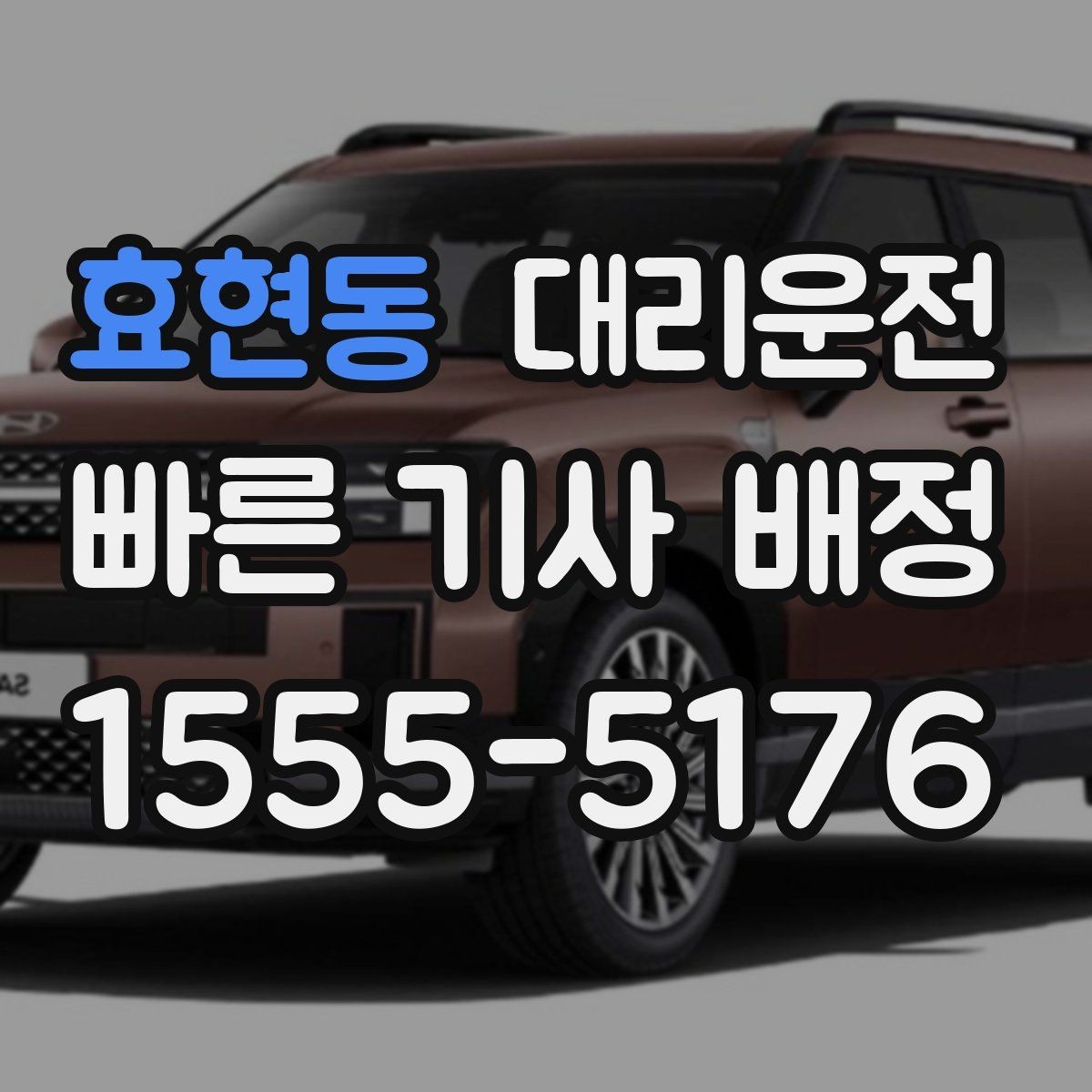 효현동 대리운전 운행 전 목적지 재확인으로 실수 방지