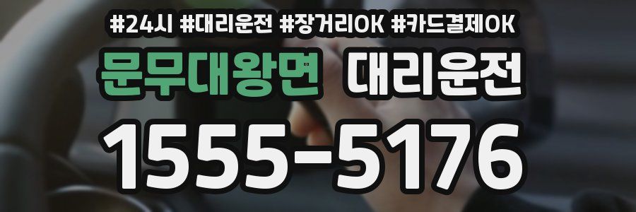 문무대왕면 대리운전