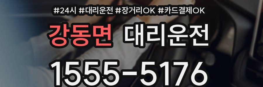 강동면 대리운전