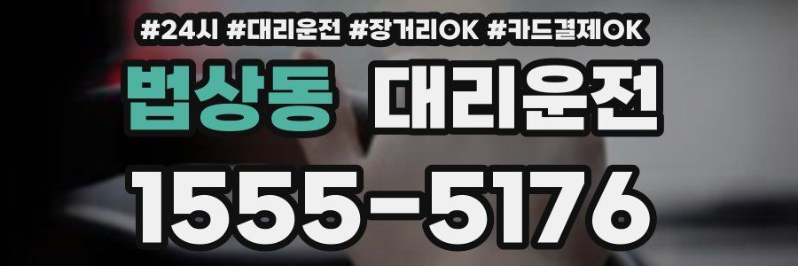 법상동 대리운전