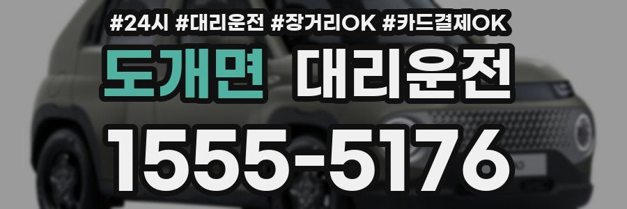 도개면 대리운전