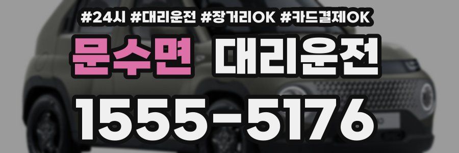 문수면 대리운전