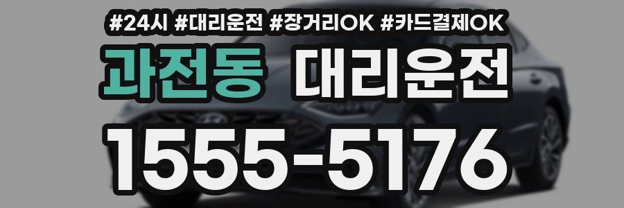 과전동 대리운전