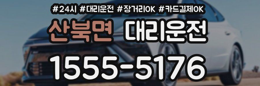 산북면 대리운전