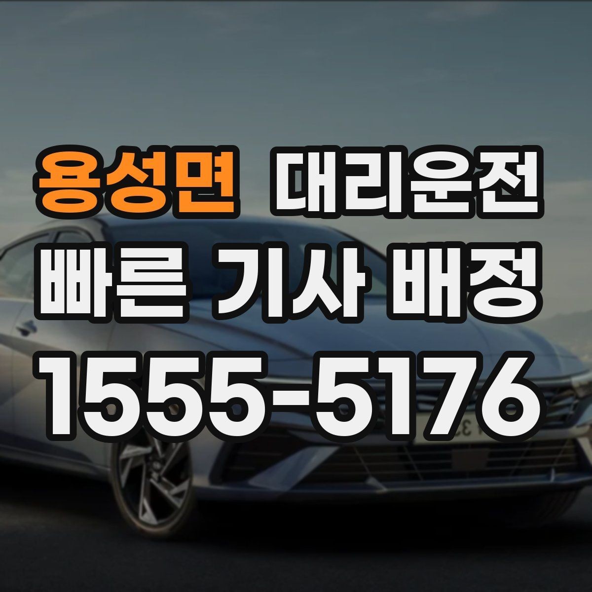 용성면 대리운전 기사 전원 보험 가입