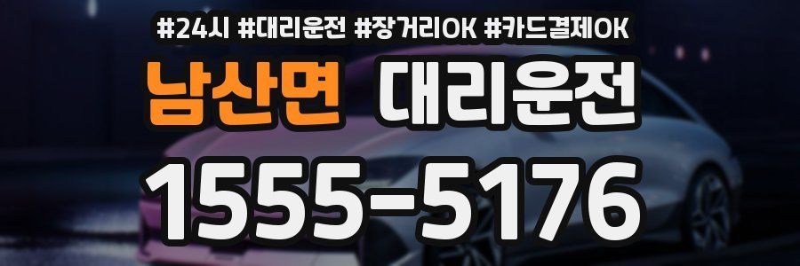 남산면 대리운전