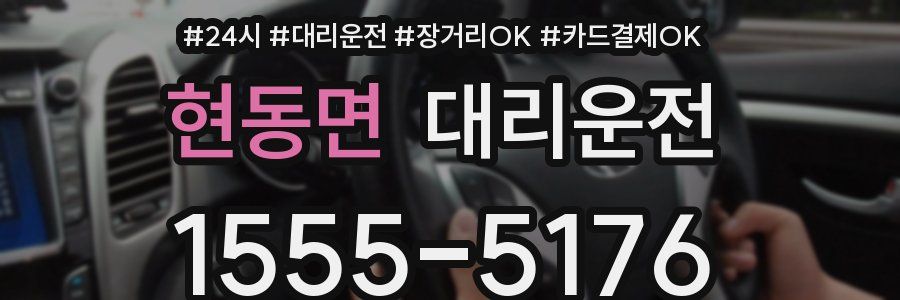 현동면 대리운전
