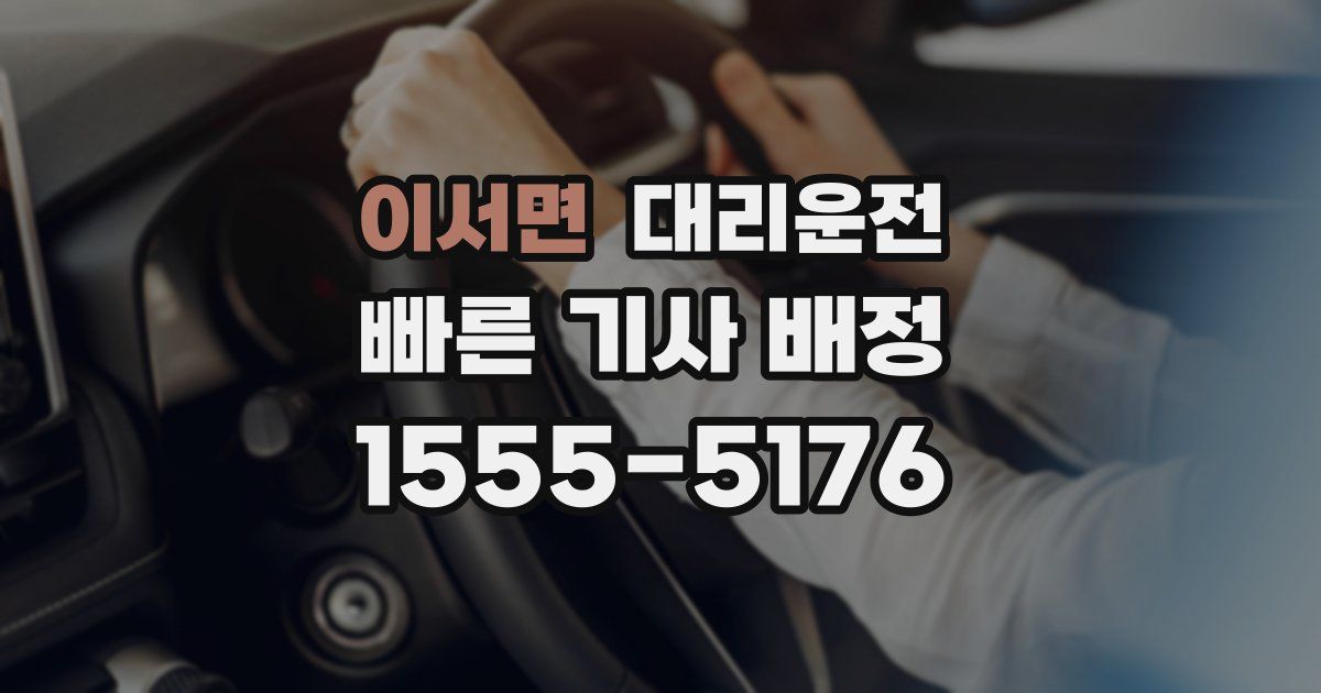 일일대리기사