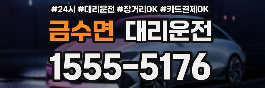 금수면 대리운전