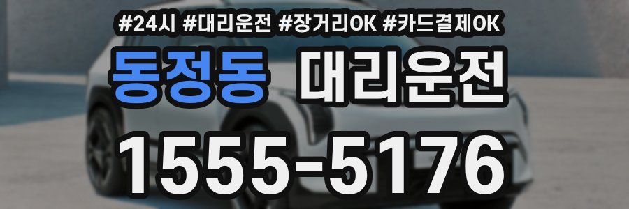 동정동 대리운전