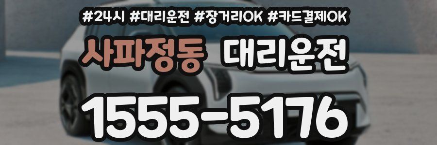 사파정동 대리운전