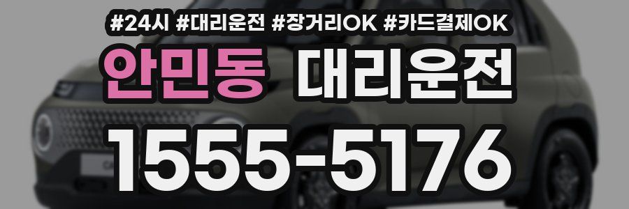 안민동 대리운전
