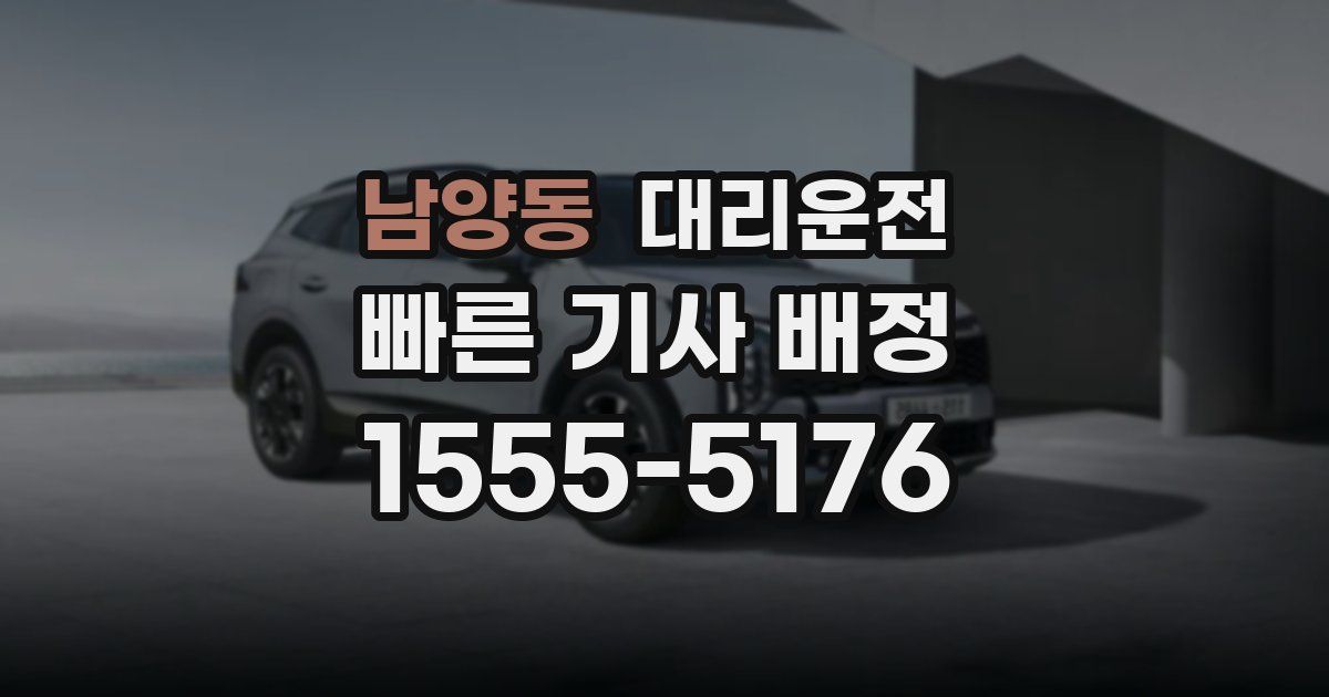 일일대리기사