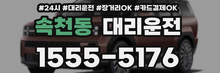 속천동 대리운전