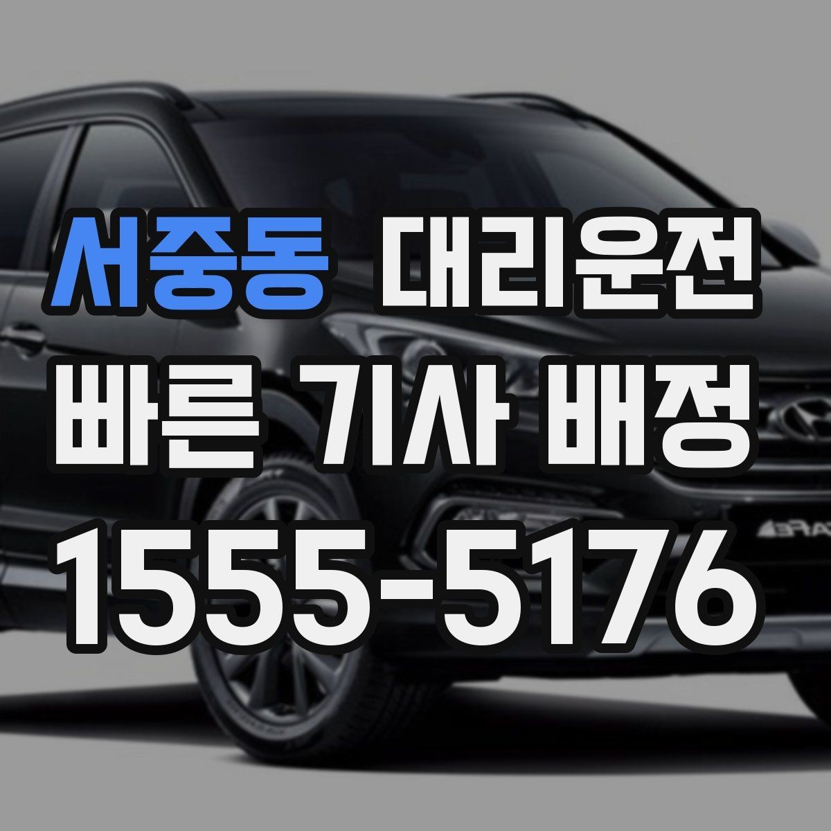 서중동 대리운전 대형차·수입차 숙련 기사