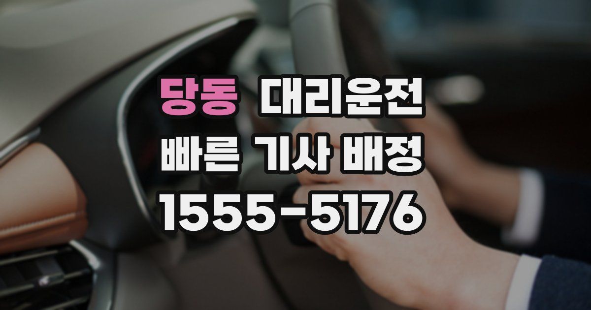 일일대리기사