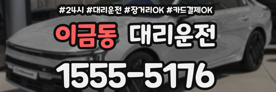 이금동 대리운전