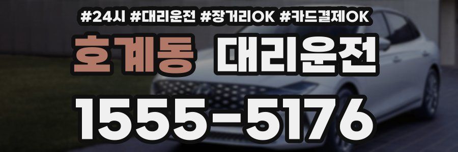 호계동 대리운전