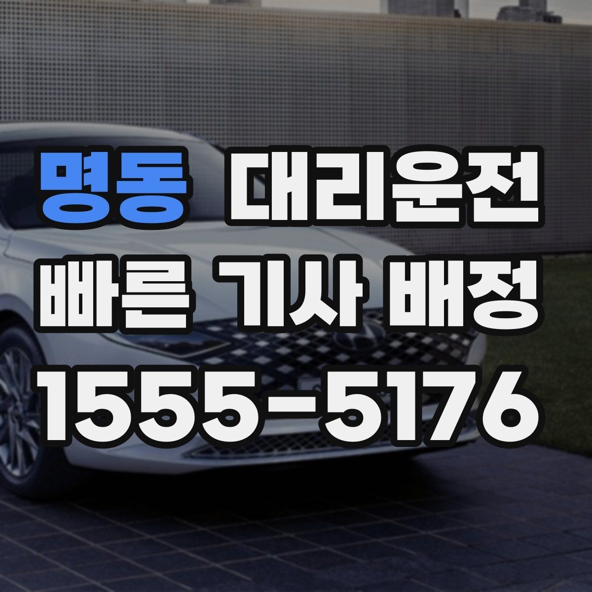 명동 대리운전 캠핑 귀가길 장거리 이동 동행