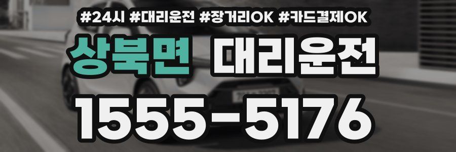 상북면 대리운전