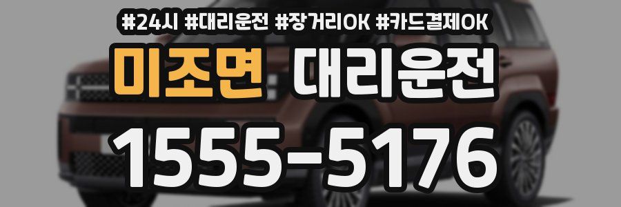 미조면 대리운전