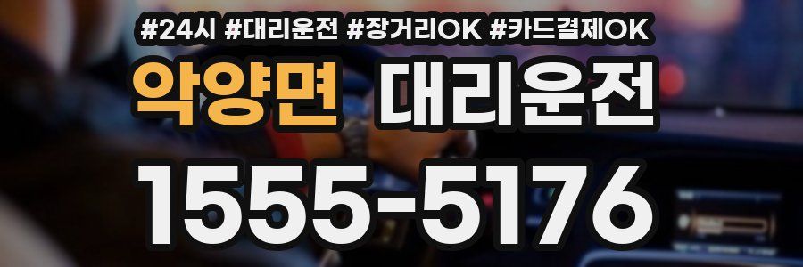 악양면 대리운전