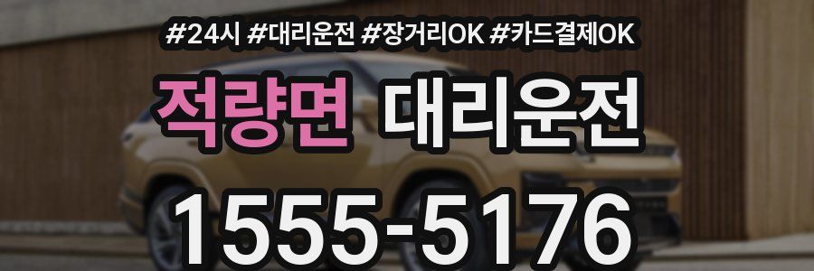 적량면 대리운전