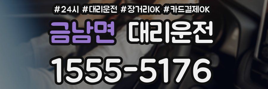 금남면 대리운전