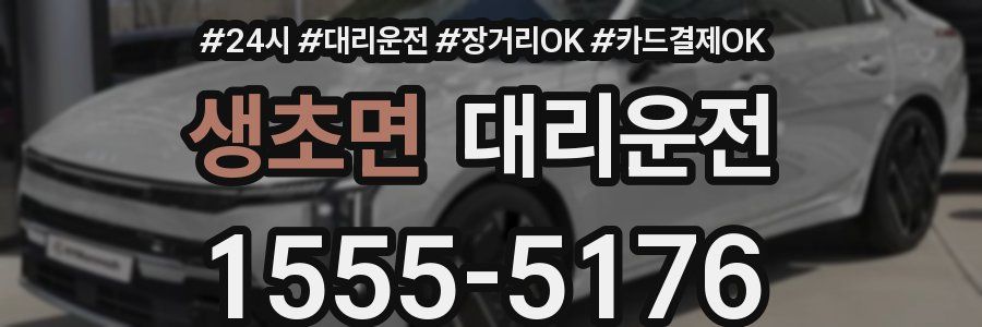 생초면 대리운전