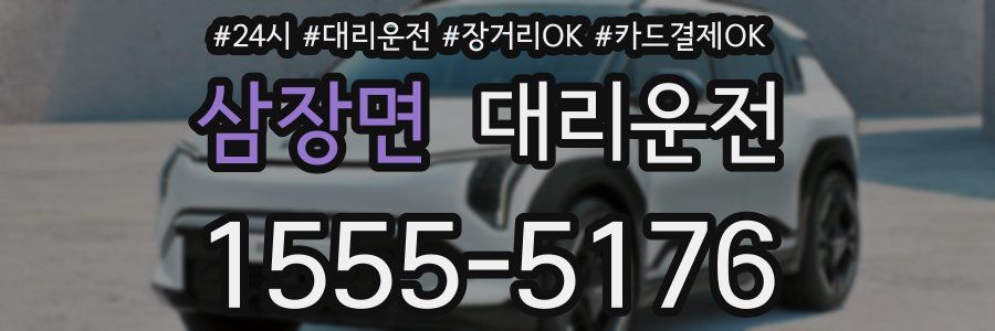 삼장면 대리운전