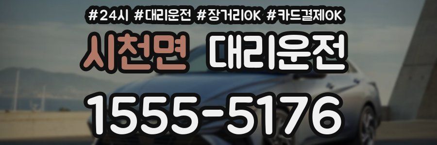 시천면 대리운전