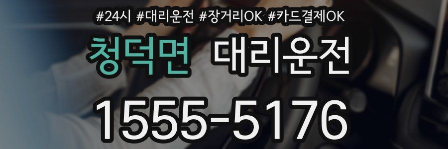 청덕면 대리운전
