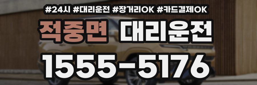 적중면 대리운전