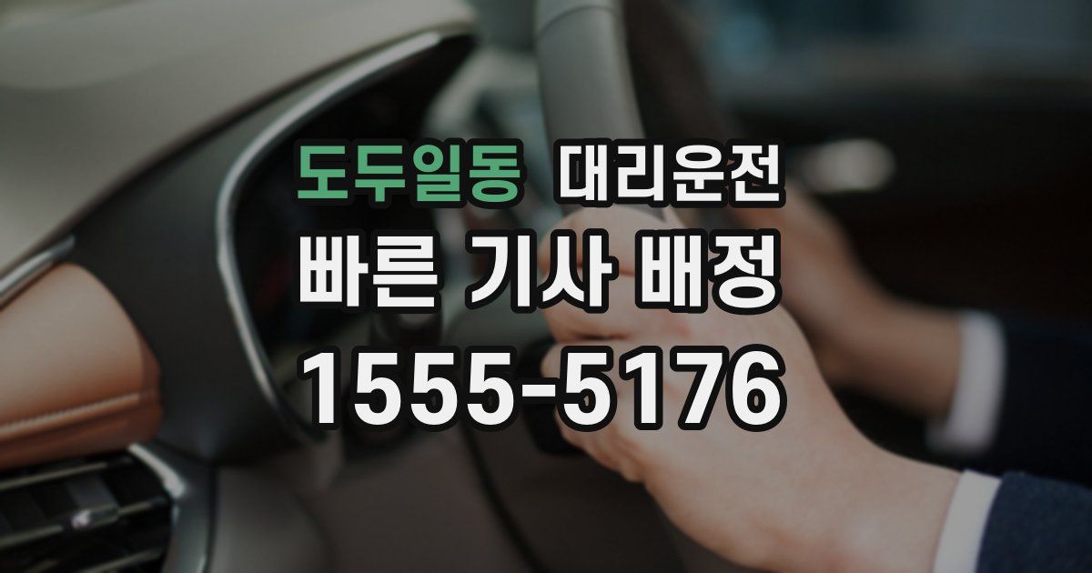 일일대리기사