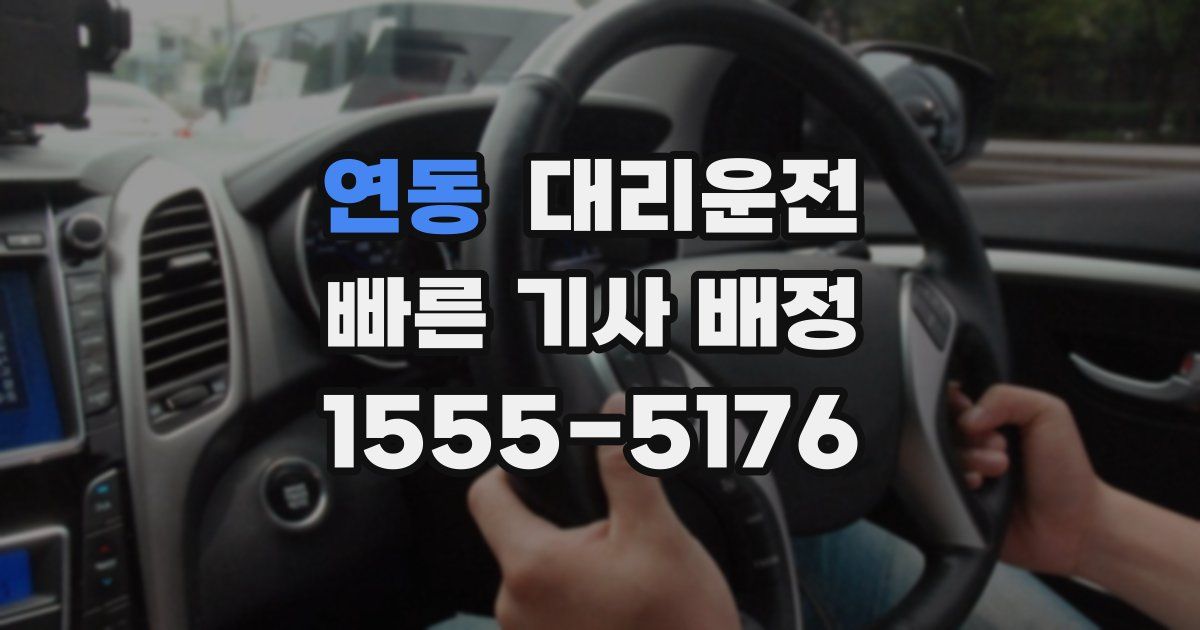 일일대리기사