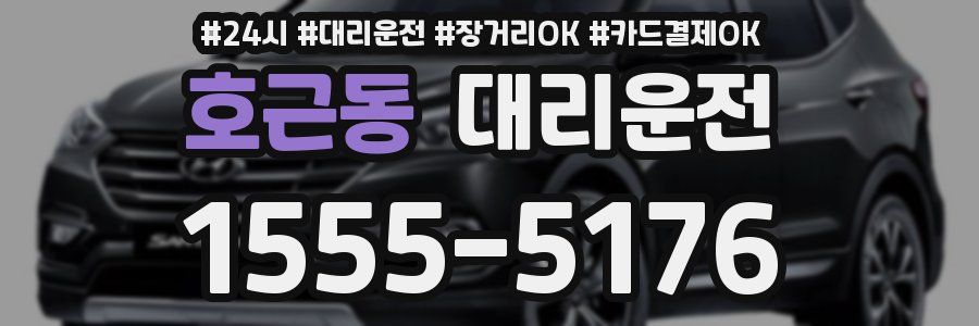 호근동 대리운전