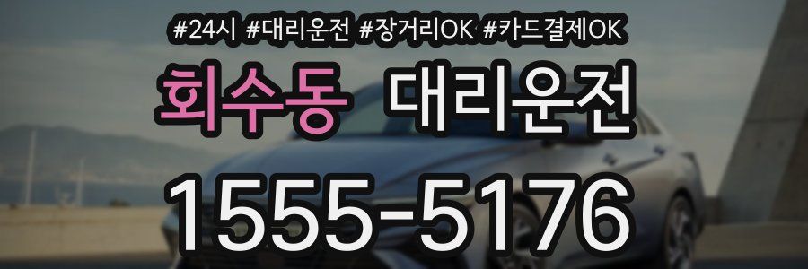 회수동 대리운전
