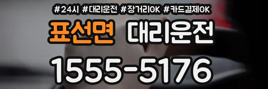 표선면 대리운전