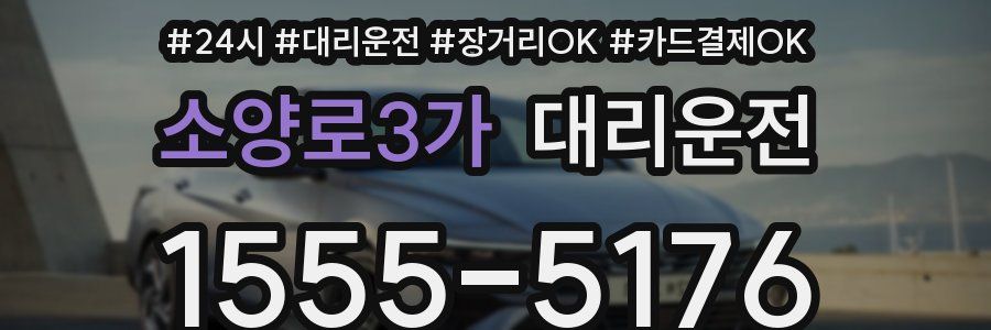 소양로3가 대리운전