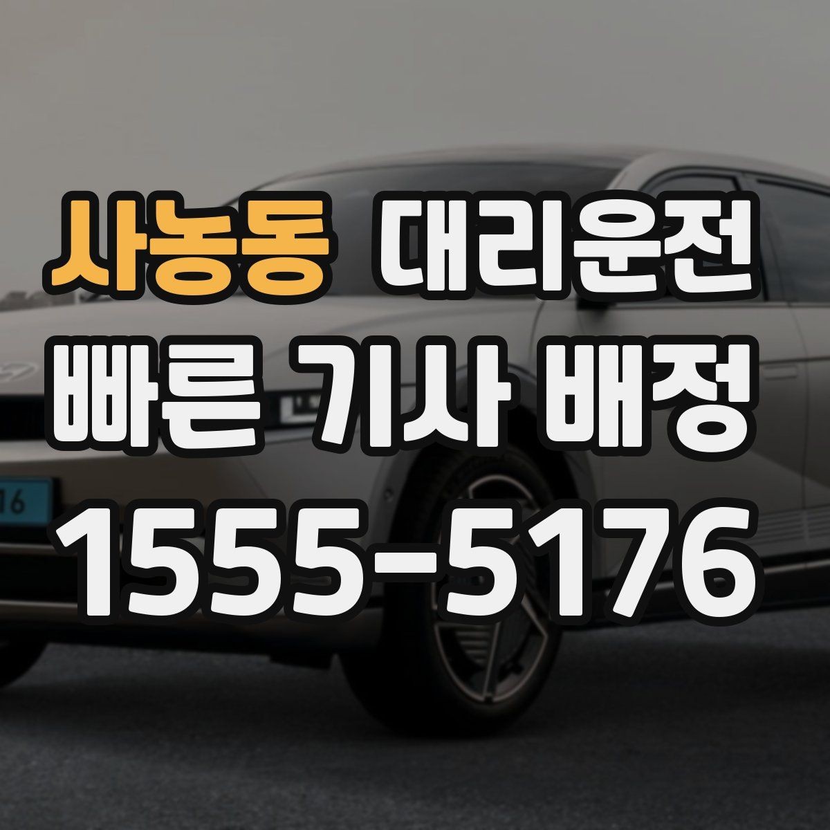 사농동 대리운전 단골 지정 기사 요청
